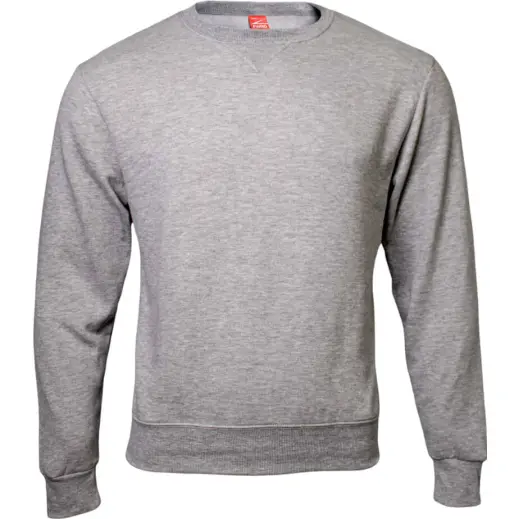 FWRD Basic Crew Neck Sweater Grey Melange Front